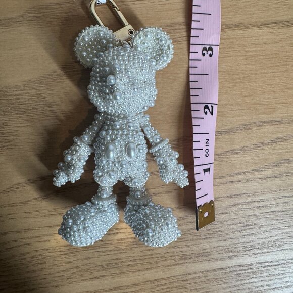 BAUBLEBAR Disney Mickey Mouse Stimulated Pearl Bag Charm NWT - Picture 10 of 10